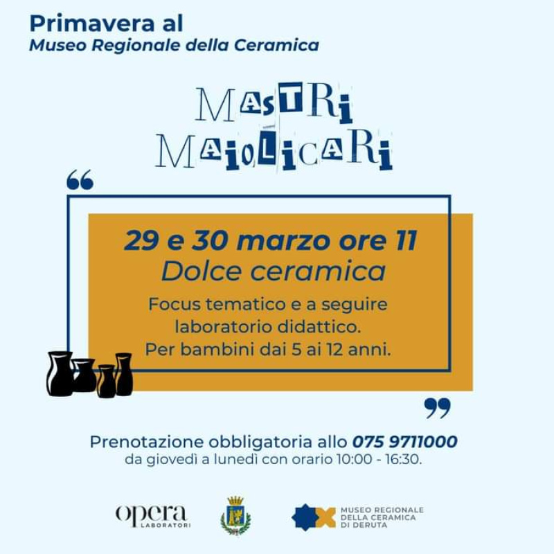 PRIMAVERA al Museo Regionale della Ceramica