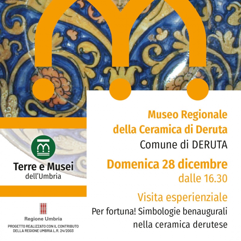 PER FORTUNA! Simbologie beneaugurali nella ceramica derutese